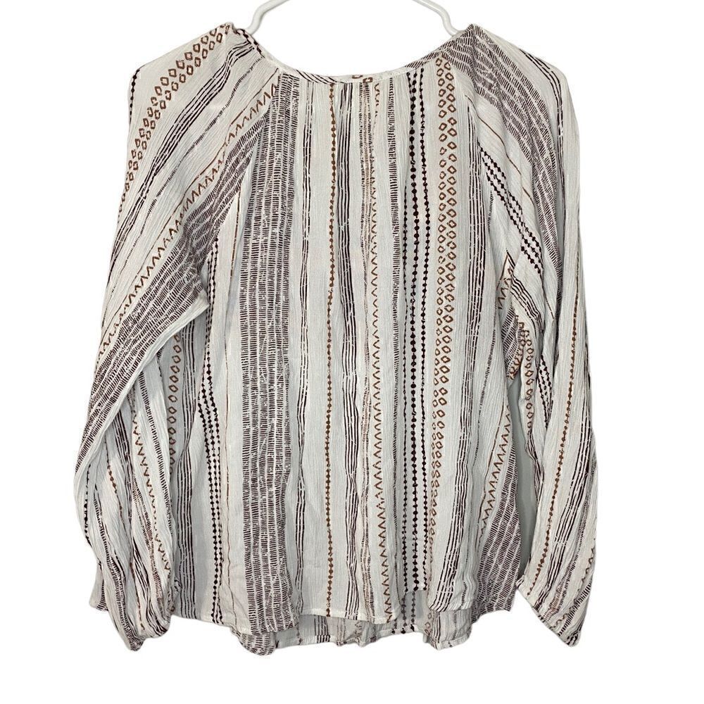Savanna Jane Embroidered Peasant Tunic Top - Picture 5 of 9